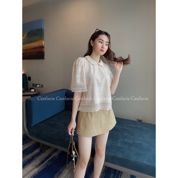 Chân váy kaki thô có lót quần mix với cả tủ đồ | BigBuy360 - bigbuy360.vn