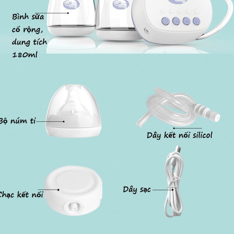Máy hút sữa điện đôi plus Hàn Quốc Gb Baby Chính Hãng