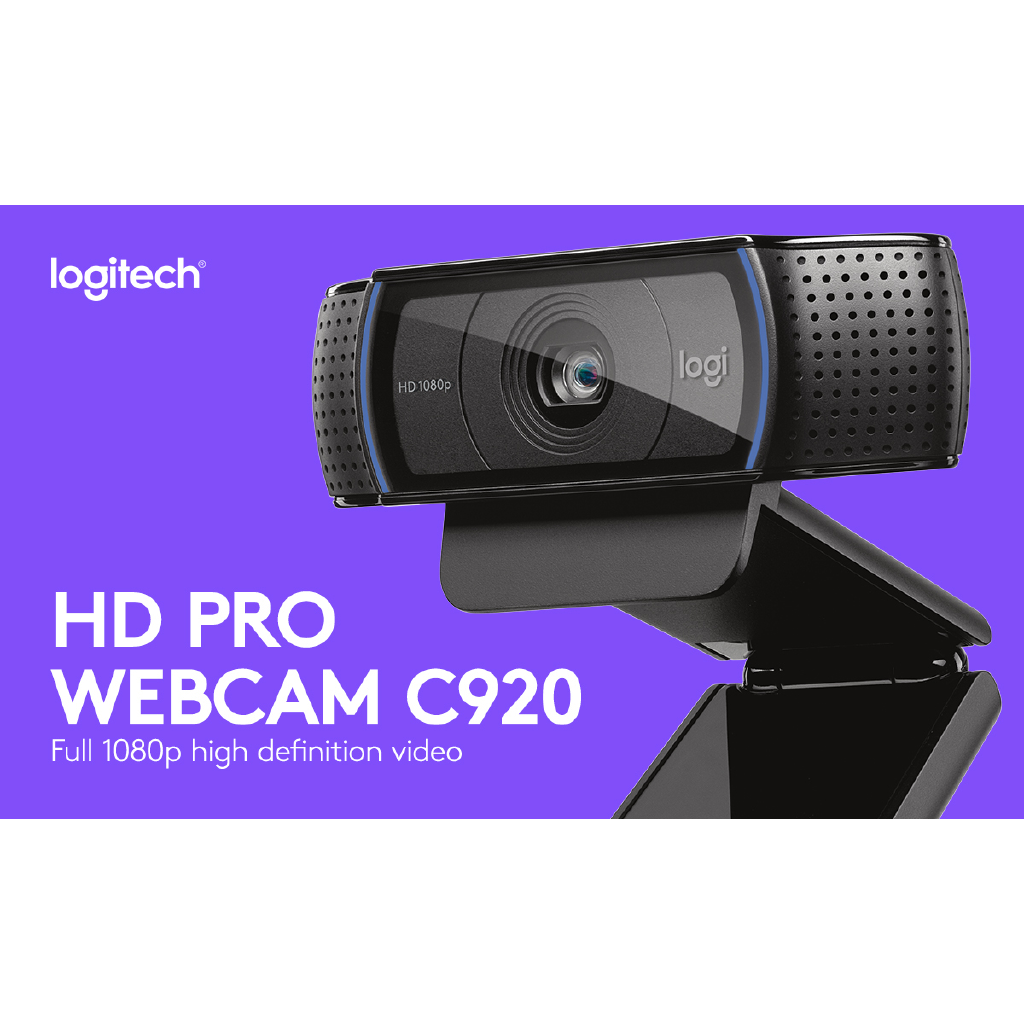 Webcam Logitech C920 FULL HD livestream/họp/dạy/học trực tuyến