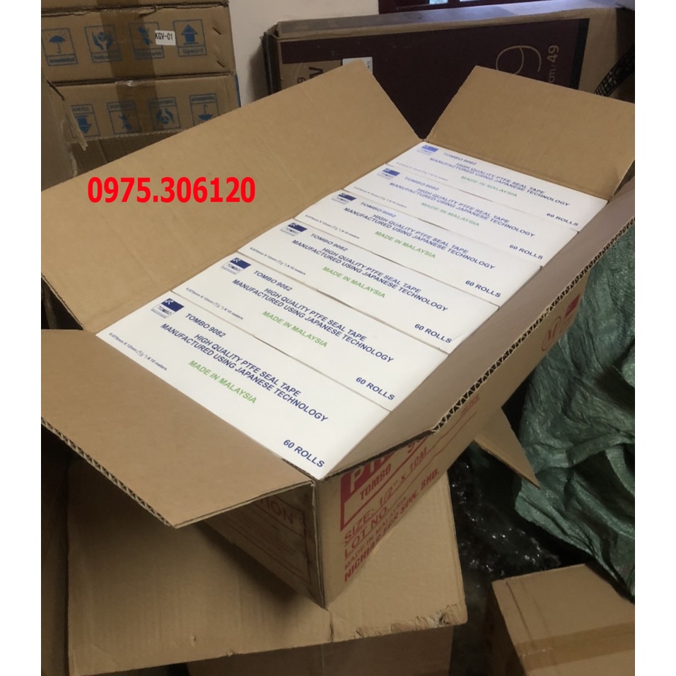 1 THÙNG 720 cuộn Băng Keo Lụa Cao Su Non BĂNG TAN Dùng Cuốn Ống Nước dây cấp nước các ron KEO DAI CHẮC