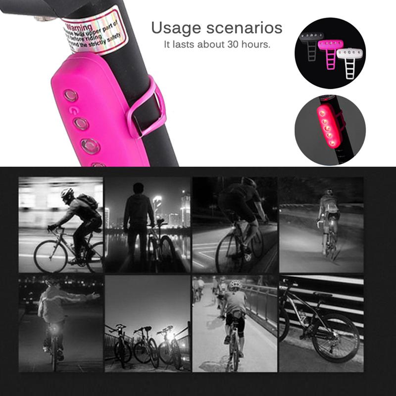 Đèn đuôi xe đạp leo núi có cổng sạc USB