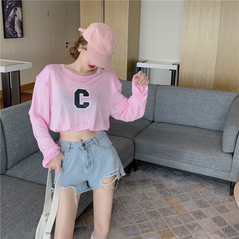 Áo Thun Lửng Tay Dài Dáng Rộng Vải Mỏng Thời Trang Mùa Hè Cho Nữ | BigBuy360 - bigbuy360.vn