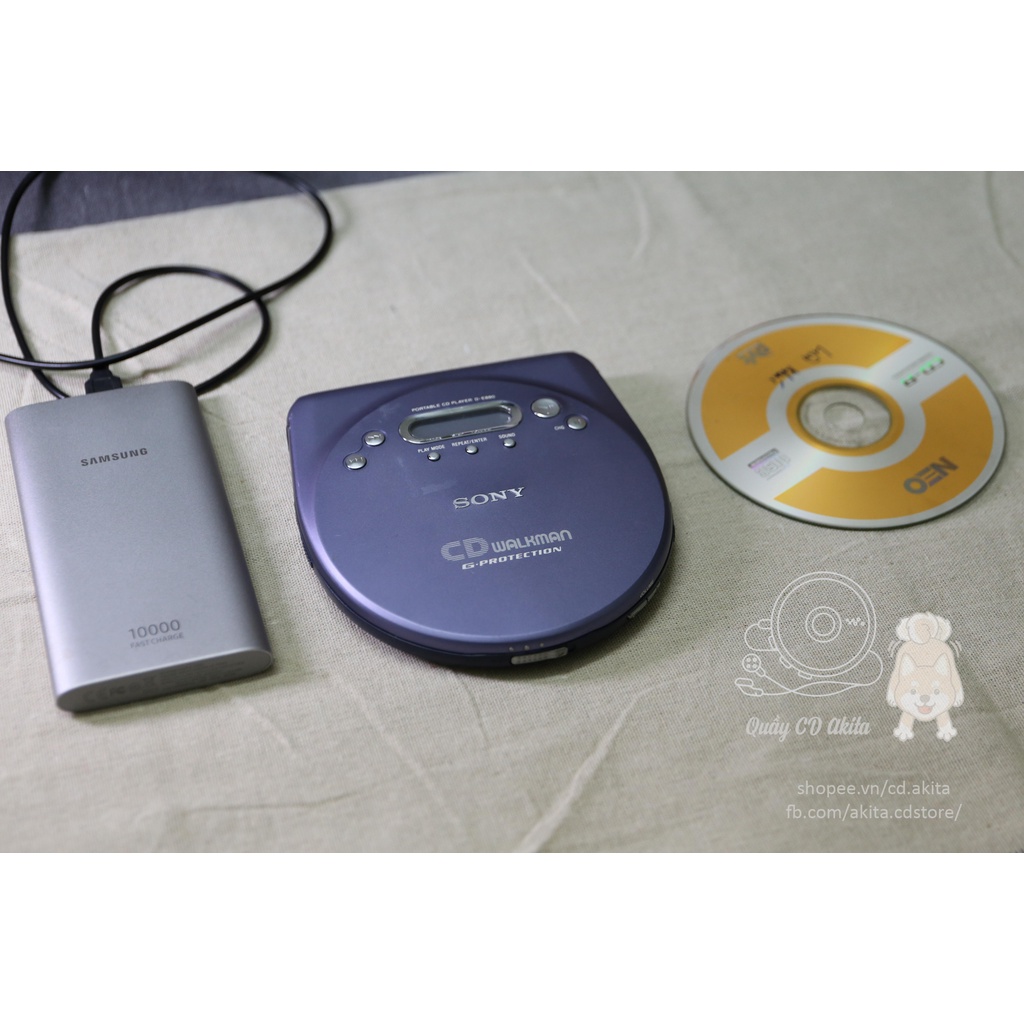 Máy nghe đĩa CD Sony Walkman D-E880