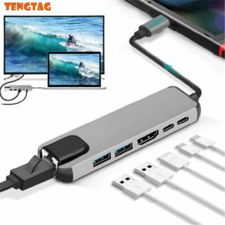 Bộ Chia Cổng Usb Type C Đa Năng 6 Trong 1