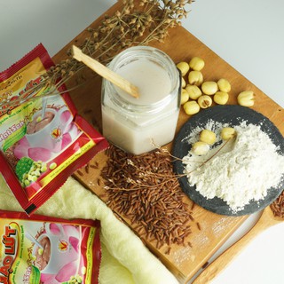 Bột gạo lứt hạt sen Bích Chi (10 túi x 35gr)