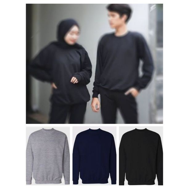 Áo sweater Màu Trơn Thời Trang Cho Nam Và Nữ Swt01 | BigBuy360 - bigbuy360.vn