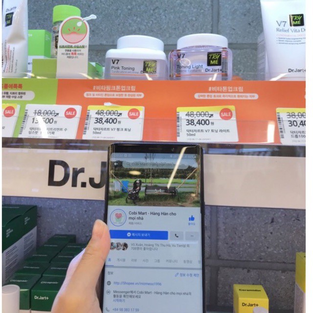 [ Cam kết chính hãng] Kem V7 Toning Light DrJart+ Hàn quốc
