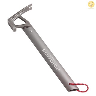 LT.D Outdoor Camping Tent Hammer Stainless Steel Tent Nail Puller Tent Peg Accessory