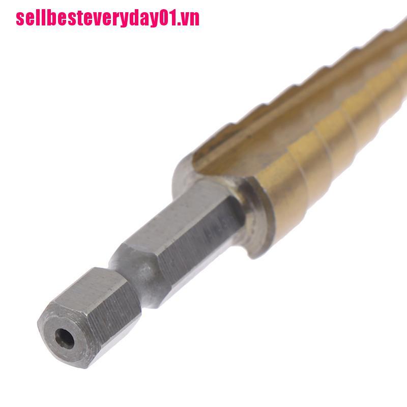 Mũi Khoan Lỗ Hình Lục Giác 3-12mm Mạ Kim Loại Chuyên Dụng