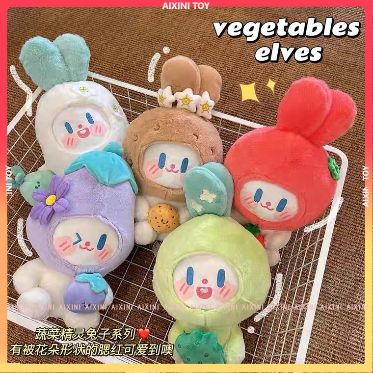 CÓ SẴNThú Nhồi Bông Hình Thỏ Dễ Thương Cho Bé Gái