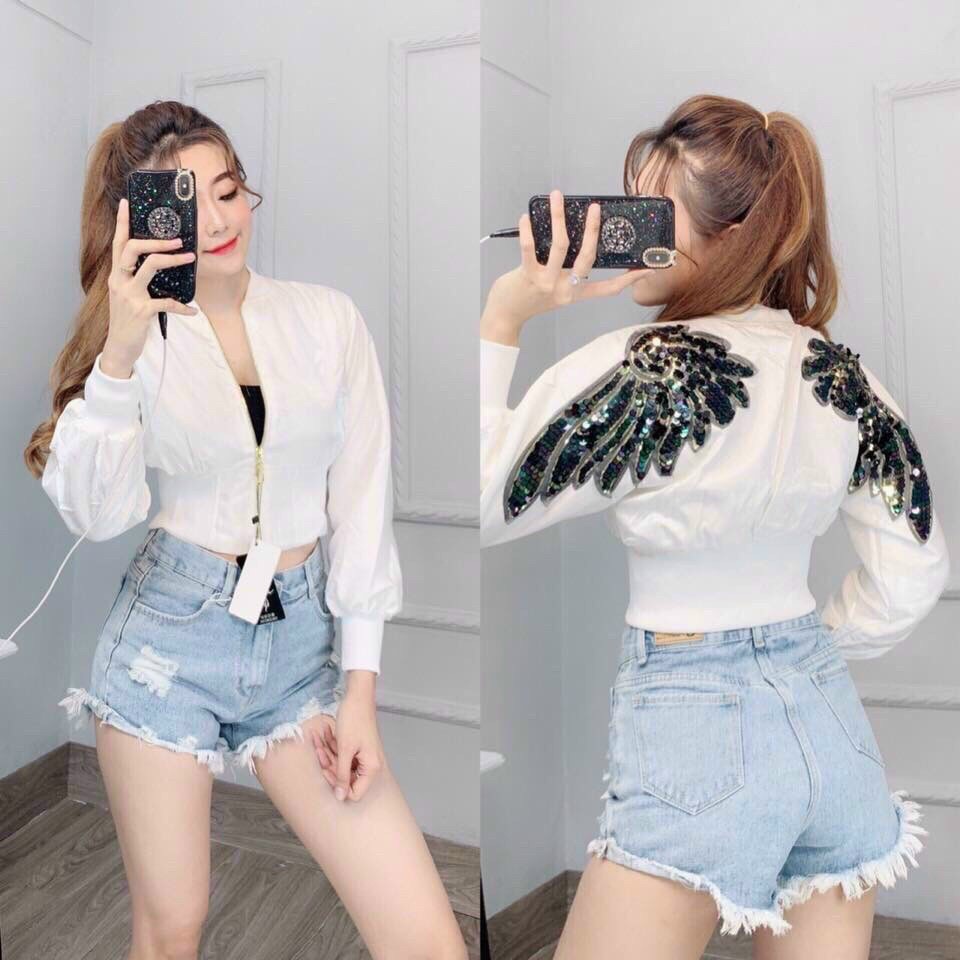 Áo Khoác Lửng Nữ Cao Cấp Phi Xà Cừ Cánh Tiên - ẢNH THẬT KÈM VIDEO- HÀNG CÓ SẴN