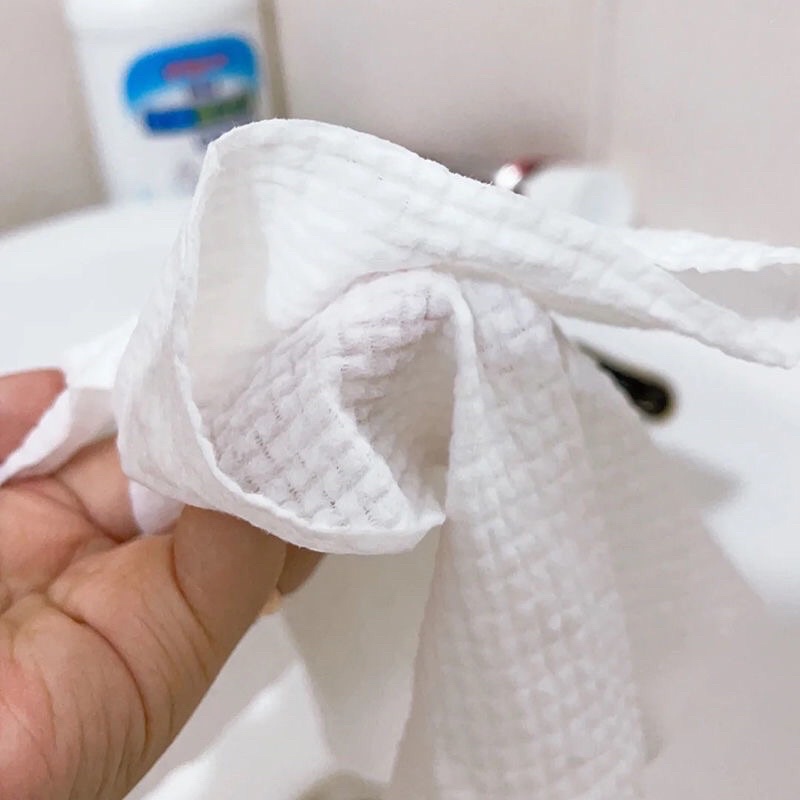 Khăn Nén Vuông Xuất Hàn Quốc Loại Dày Cao Cấp Đi Du Lịch, Công Tác Tiện Dụng