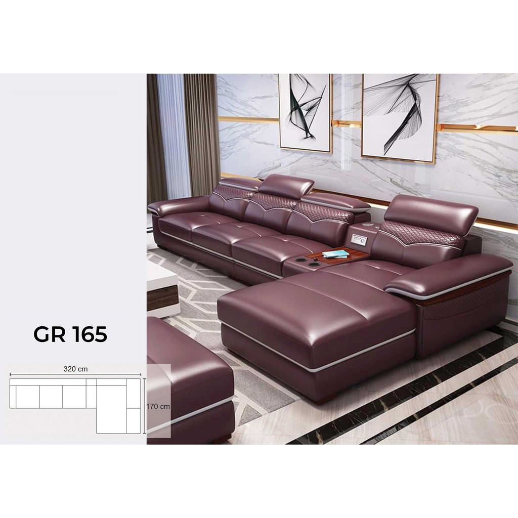 Bộ sofa góc thư giãn cao cấp GR-159