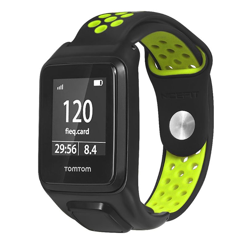 Dây Đeo Thay Thế Bằng Silicone Thoáng Khí Cho Đồng Hồ Tomtom Runner 3/Adventurer/Golfer 2/Runner 2 Cardio/Spark 3 | BigBuy360 - bigbuy360.vn