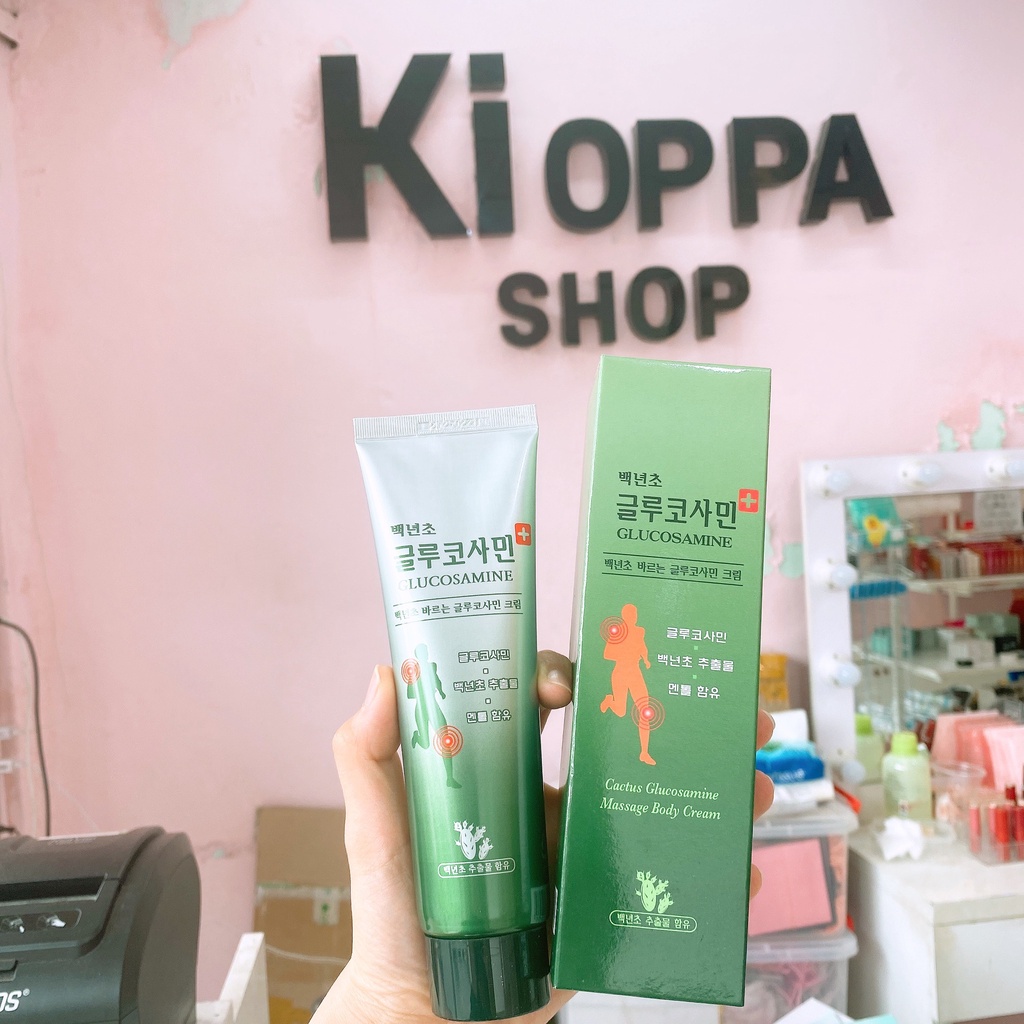 Dầu Lạnh xoa bóp khớp Cactus Glucosamine Massage Body Cream