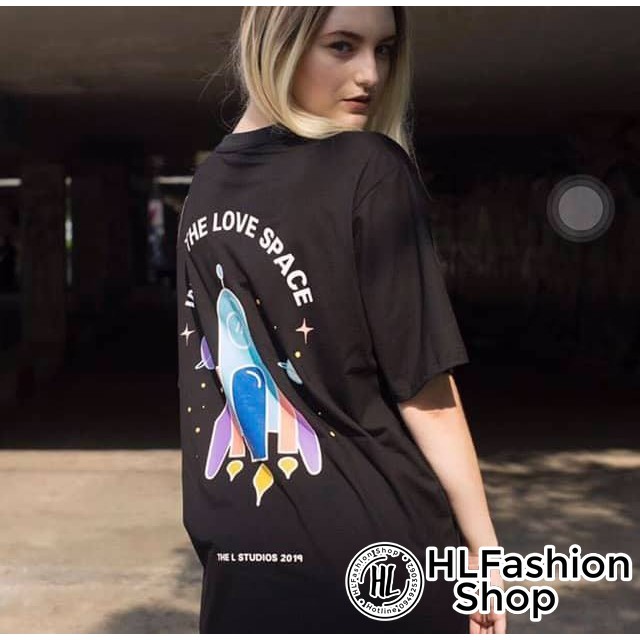 [ Mã WASTAPR giảm 10K đơn 50K] Áo Thun Tay Lỡ Into Love Space màu tím dễ thương | BigBuy360 - bigbuy360.vn