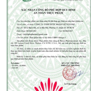 OMEGA 3 UBB. HỘP 100v
