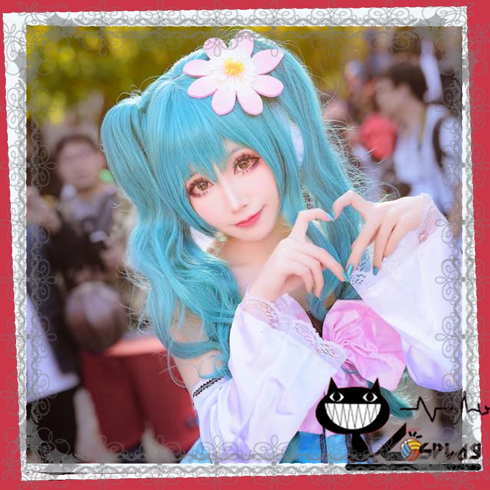 [sẵn] Mi giả dưới hóa trang mã 011 cosplay Miku [Miu Cosplay]