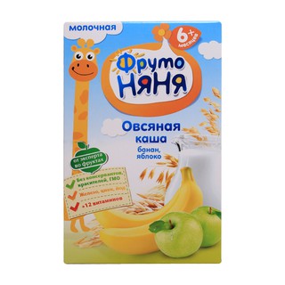 Bột ăn dặm Fruto vị chuối, táo 6+