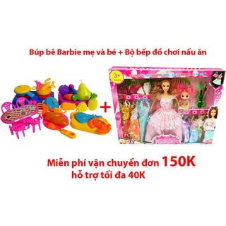 Búp bê mẹ con và mèo ba tư