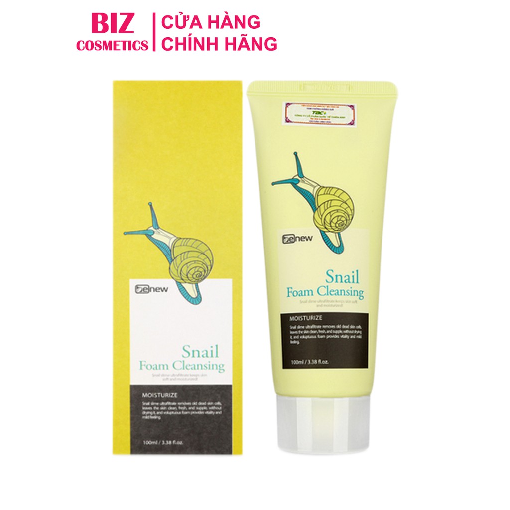 Sữa rửa mặt cao cấp Ốc sên Benew Snail 100ml