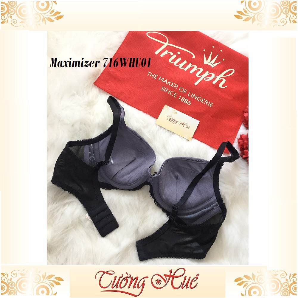 SALE SALE SALE - Áo lót nữ Triumph Maximizer 716 WHU01 áo ngực ren lưng bảng to.
