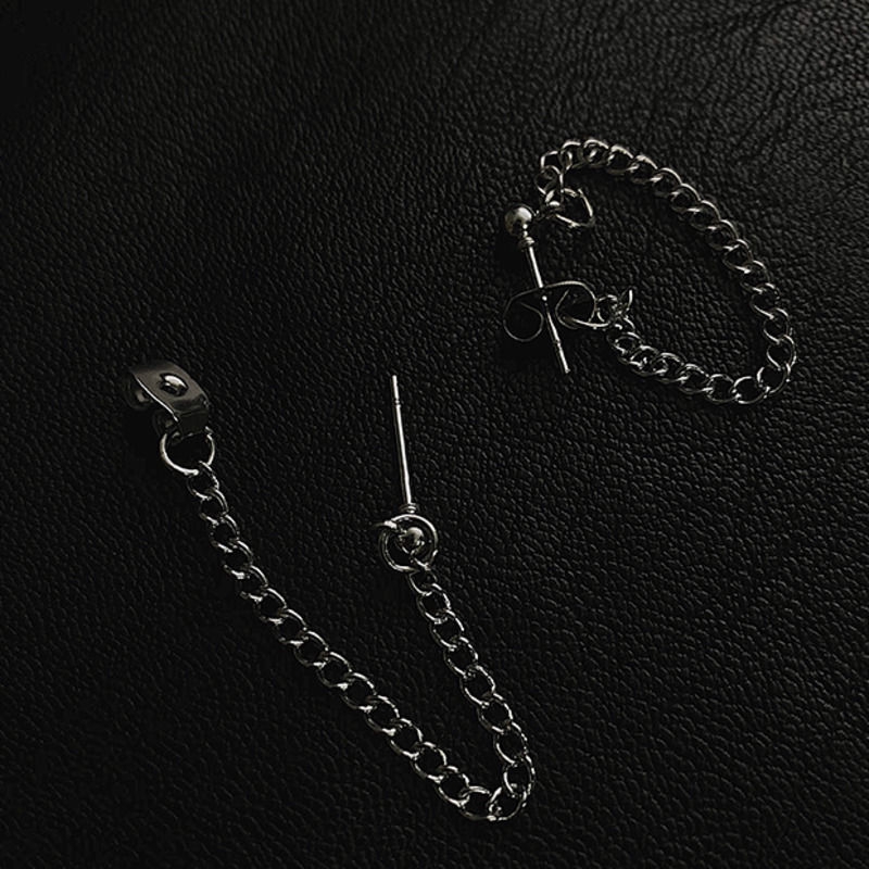 Hoa Tai Dáng Dài Hình Tròn Phong Cách Hàn Quốc