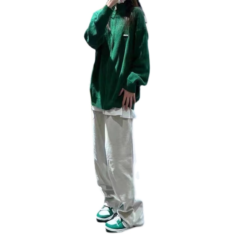 Quần Thể Thao Ống Rộng Thời Trang Retro Dành Cho Nữ