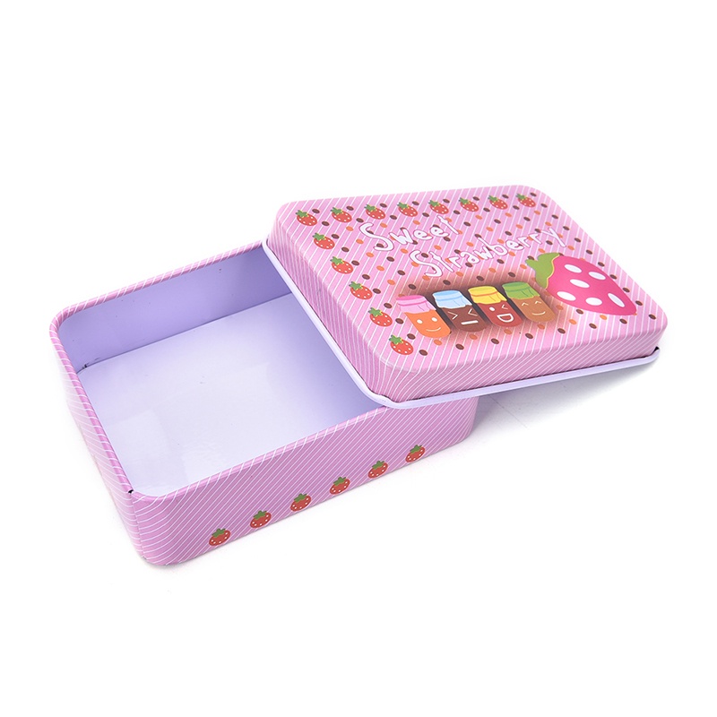Hộp Thiếc mini Hình Chữ Nhật Dễ Thương