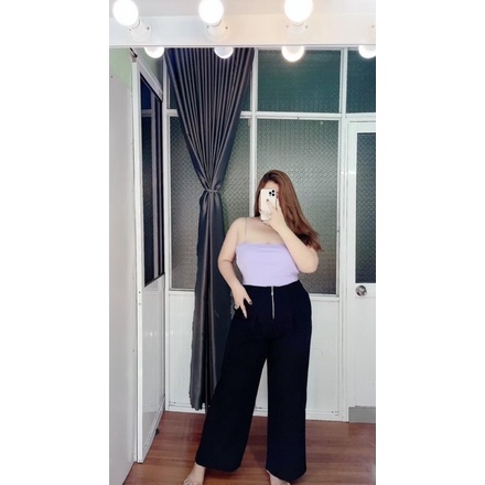 quần ống rộng khoá kéo 55-&gt;90kg