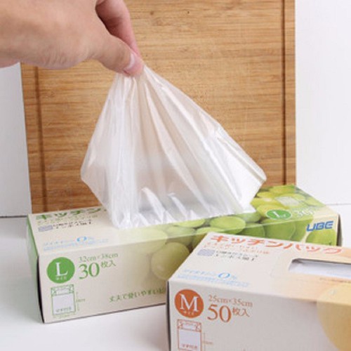 [Hỏa Tốc HN] Combo Set 40 giấy thấm dầu mỡ đồ chiên rán + Set 50 túi ny lông bảo quản thực phẩm nội địa Nhật Bản