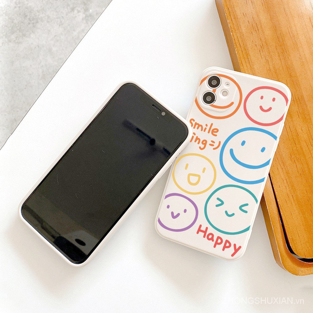 Ốp lưng iphone Smile-ing cạnh vuông 5/5s/6/6plus/6s/6splus/7/7plus/8/8plus/x/xr/xs/11/12/pro/max/plus/promax