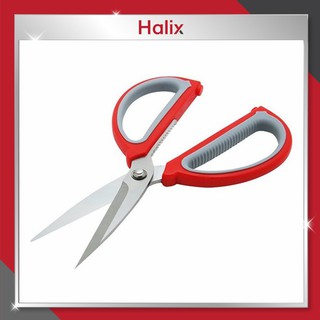 Kéo lưỡi INOX mã 08A màu đỏ - xám