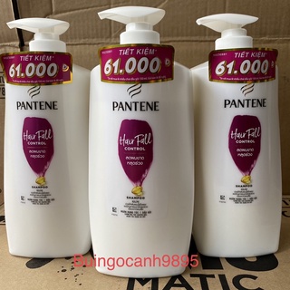 Dầu gội PANTENE Thái Lan 900ml chai to(mầu đỏ)