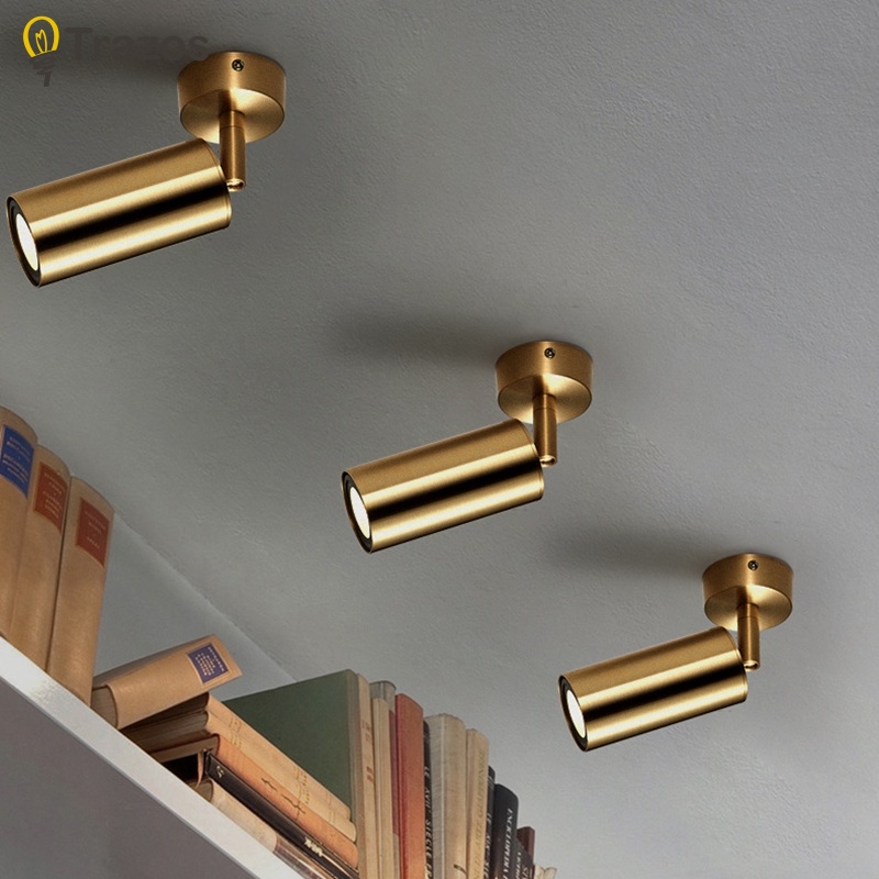 Đèn trần Trazos gắn cửa sổ / cửa ra vào / cửa ra vào° đèn trần kiểu truyền thống có thể xoay được 360 độ