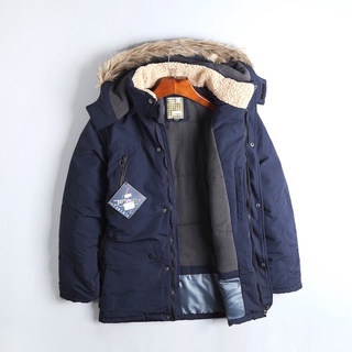 Áo Parka nam đại hàn cổ lông siêu dày siêu ấm