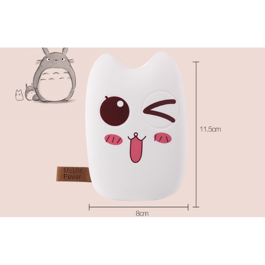 (Chuẩn dung lượng) Pin Sạc Dự Phòng Totoro 7800 mAh và 10000 mAh