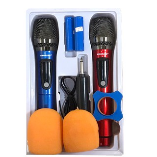 [Mã ELHACE giảm 4% đơn 300K] Micro không dây sunrise SM-5.2 (2 Mic)