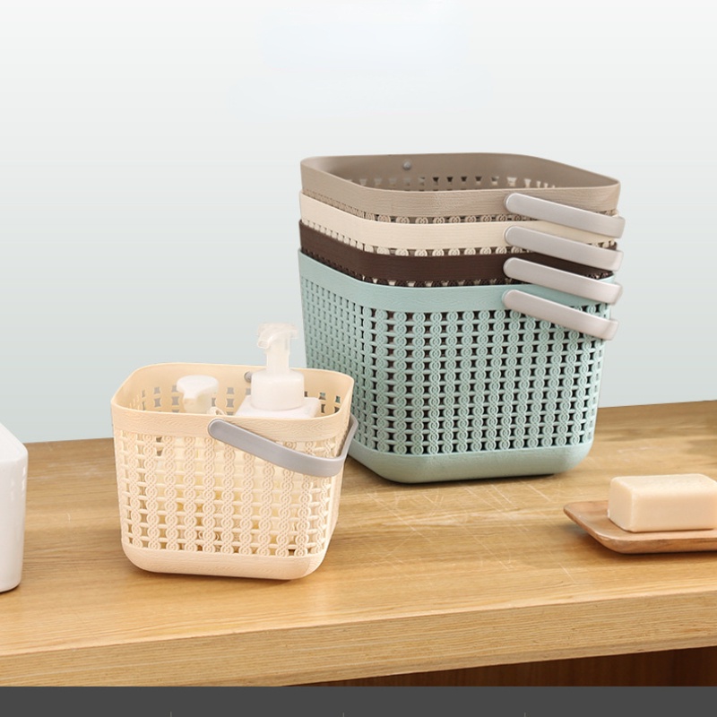 Giỏ Nhựa Đựng Trái Cây / Rau Củ Quả Có Tay Cầm Sáng Tạo Đa Ứng Dụng