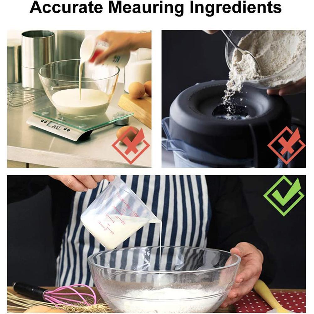 Cốc đo lường làm bánh bằng nhựa 250/500/1000 Ml A9C1