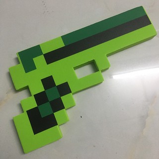 Súng lục minecraft xanh lá