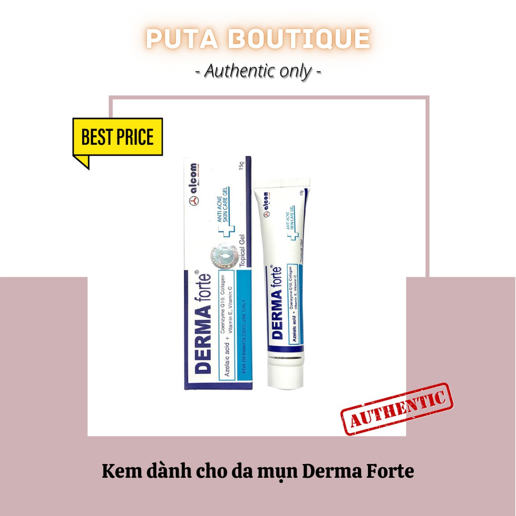 Kem giảm thâm mụn Derma forte