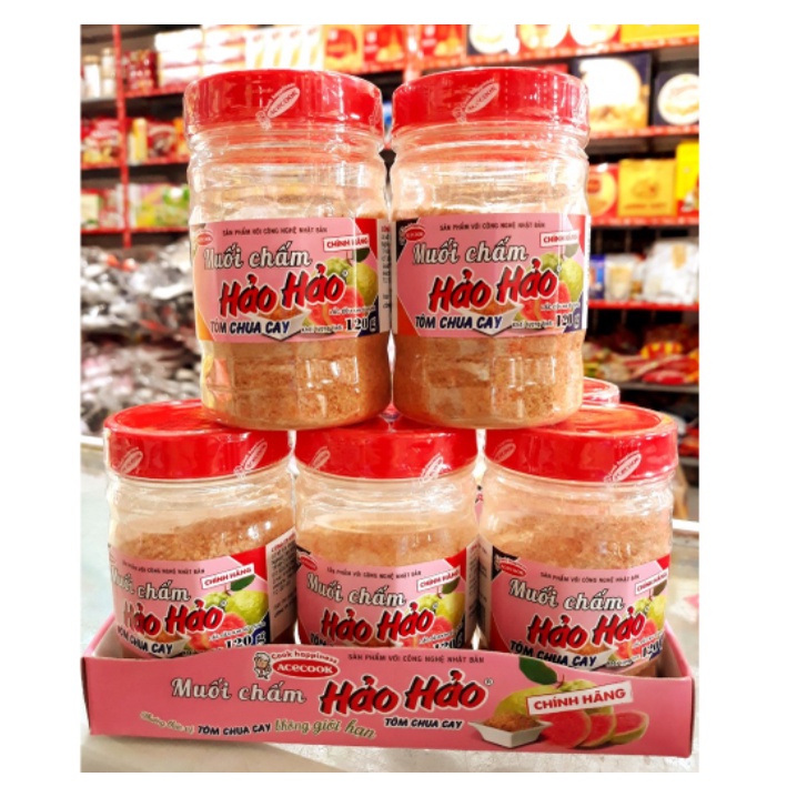 Muối Hảo Hảo Acecook Chấm Hoa Quả Hũ 120gr