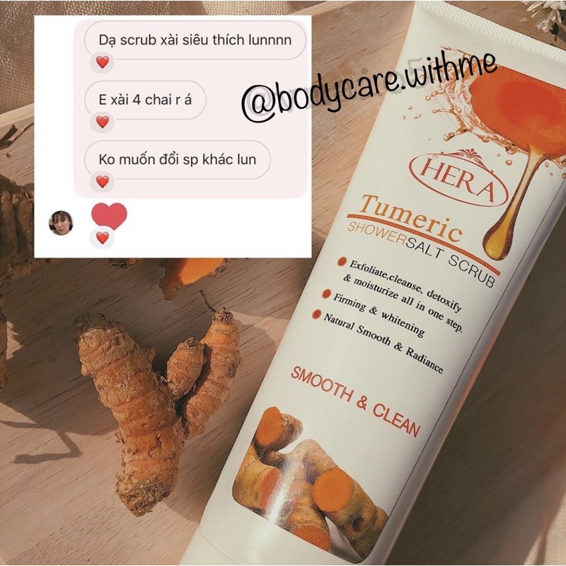 Muối Tấy Tế Bào Chết Nghệ Tây Dưỡng Da Cơ Thể Mịn Màng Hera Scrub | BigBuy360 - bigbuy360.vn