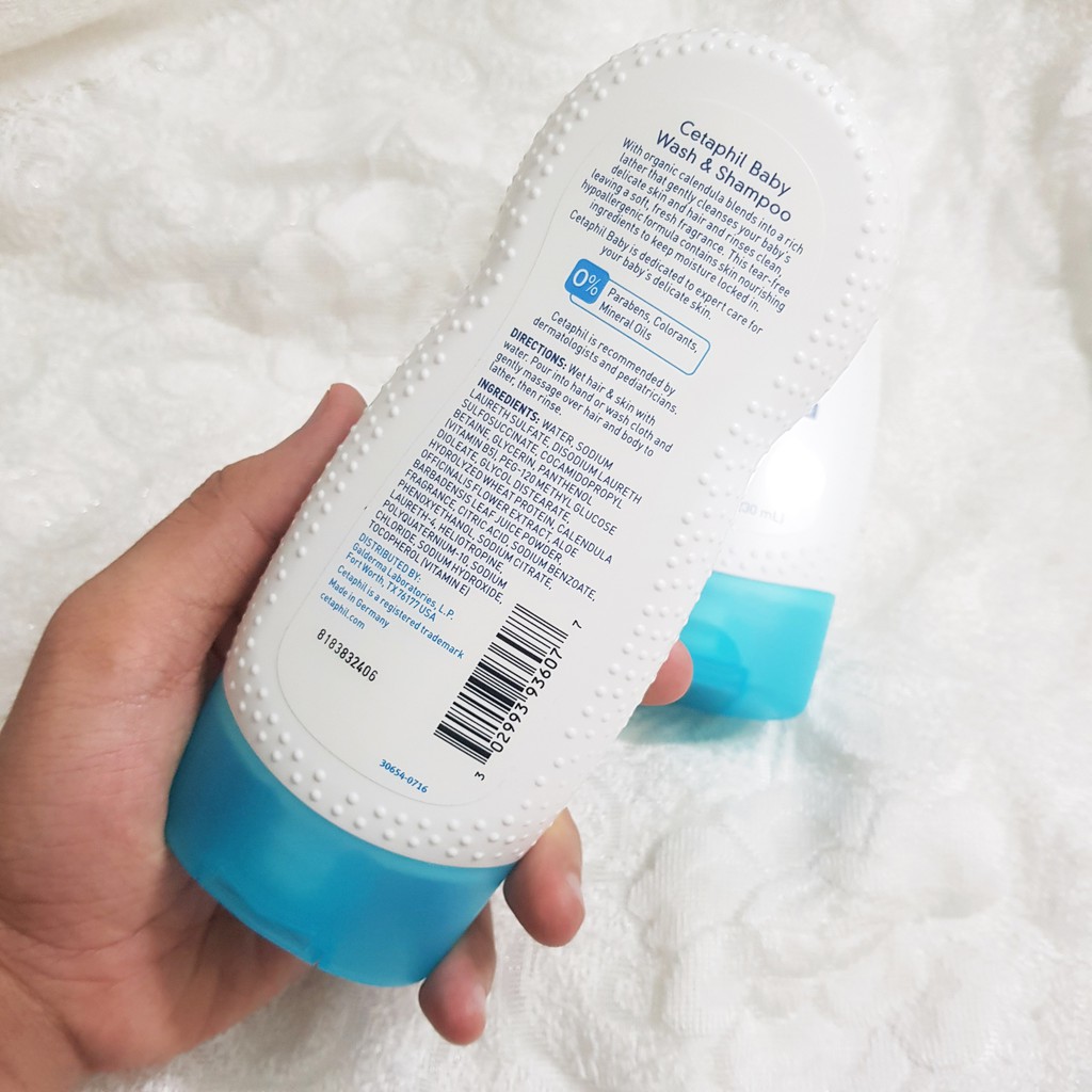 Sữa Tắm Dưỡng Ẩm Cho Bé Cetaphil Baby Wash &amp; Shampoo With Organic Calendula ( Hoa Cúc )