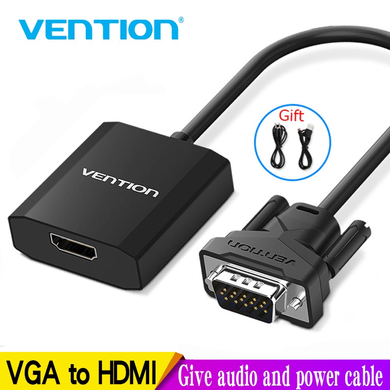 Vention Đầu Chuyển Đổi Vga Sang Hdmi Vga 1080p Cho Pc Laptop Notebook Sang Hdtv