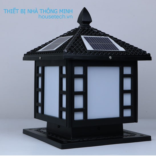 Đèn trụ hình ô vuông năng lượng mặt trời phi 30x30cm