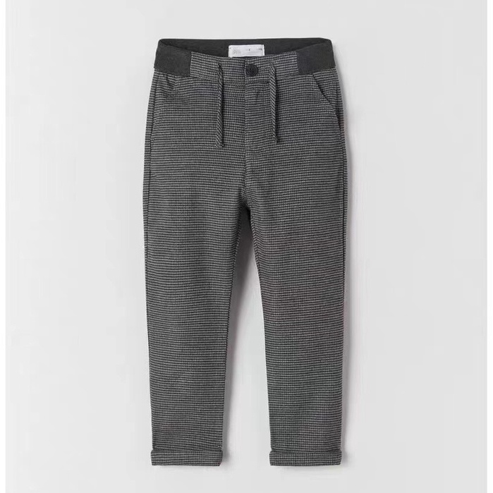 Quần dạ ZR kẻ có tăng đơ dáng baggy