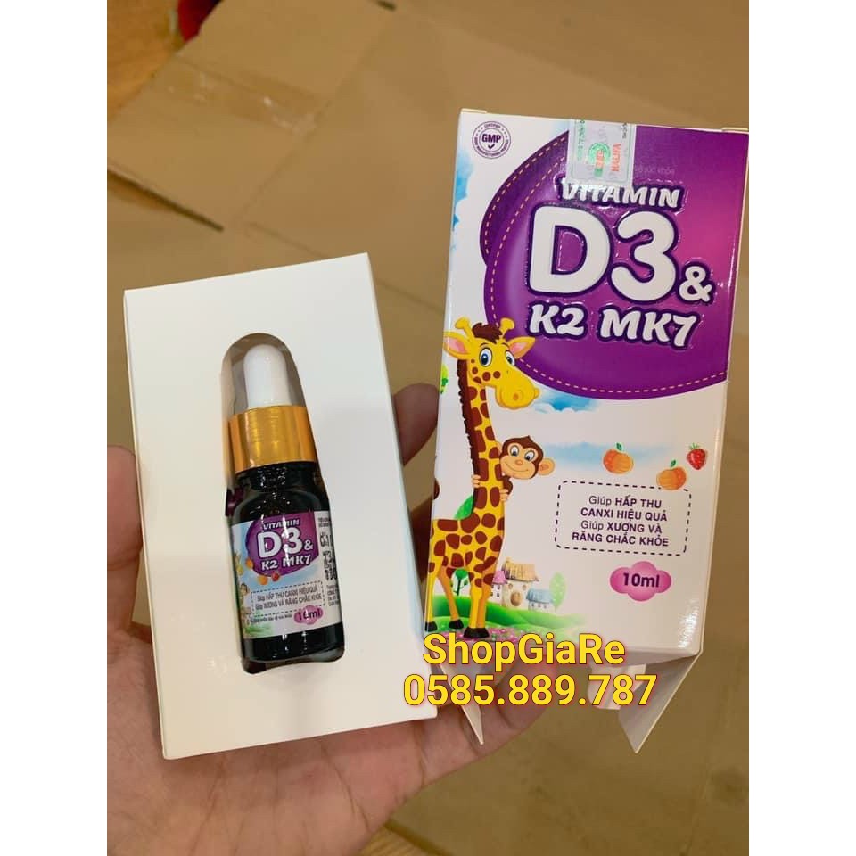 Vitamin D3 & K2 Mk7 giúp hấp thụ canxi hiệu quả, giúp xương và răng chắc khỏe