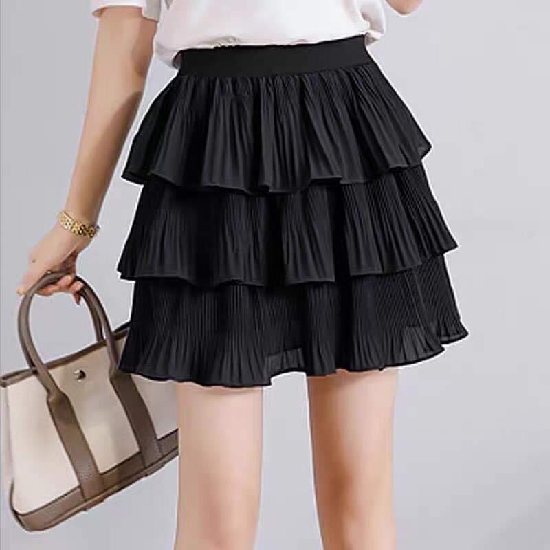 Chân Váy Nữ Đẹp Dáng Ngắn 3 Tầng Hàng QC Free Ship, Váy Nữ Xòe Bồng Bềnh Trên Gối Đẹp Giá Rẻ Free Size Hot Hit, CV03 | BigBuy360 - bigbuy360.vn